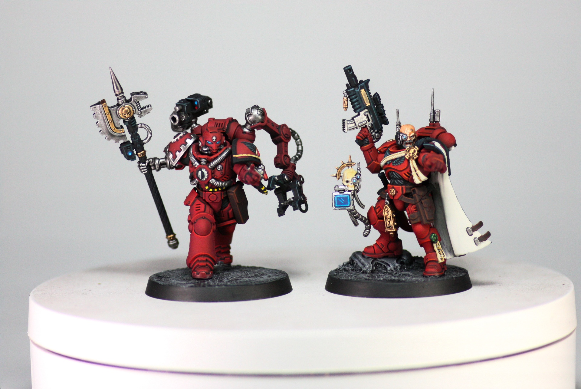 Blood Angels Techmarine and Apothecary pair