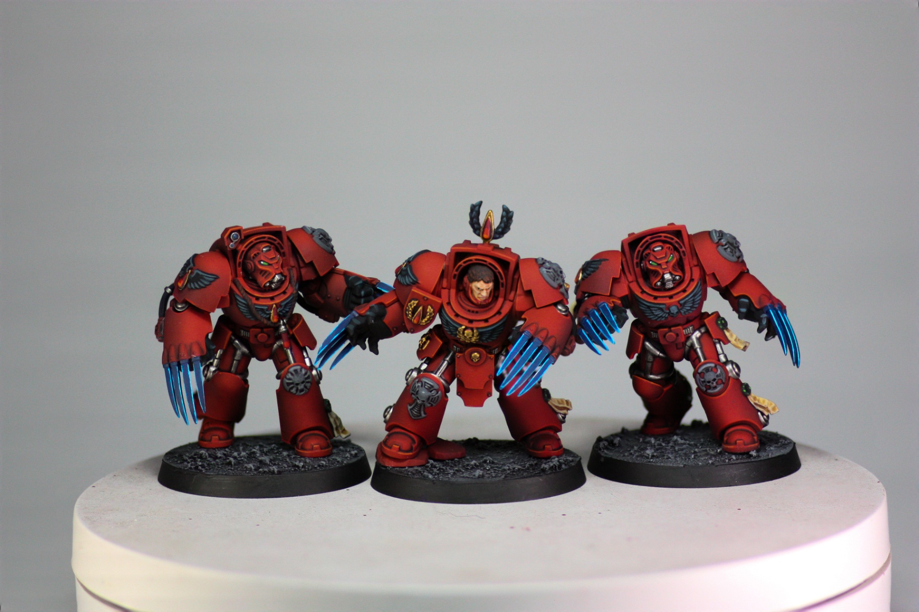 Blood Angels Terminators with lightning claws